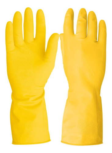 Guantes De Látex Para Limpieza, Medianos, Pretul, 23260