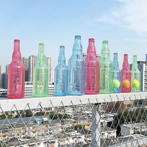 Juguete Para Perros Con Forma De Botella De Agua Para Rojo L