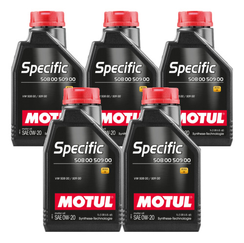 Kit 5 Lts Motul Specific 508 00 509 00 0w-20 Óleo Motor Vw