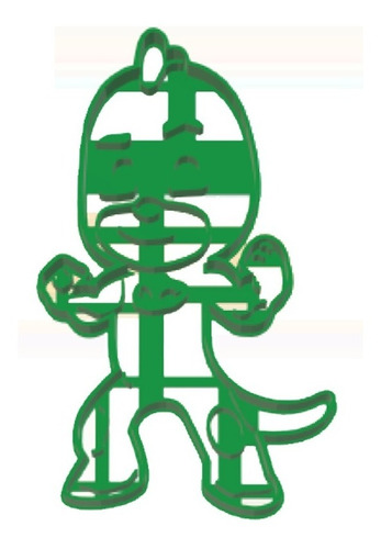 Imagen 4 de 5 de Set Combo Cortantes Galletitas Pj Mask Heroes En Pijama X3