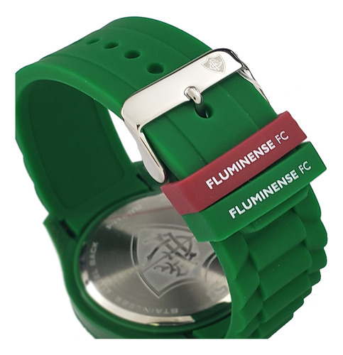 Relógio Fluminense Masculino Verde Flu-011-4 Fundo Branco