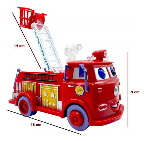 Camion De Juguete Auto Bomberos Grua Juguetes Niños Juegos