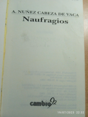 Naufragios (Usado)