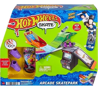 Pista Hot Wheels Scate Arcade Color Multicolor