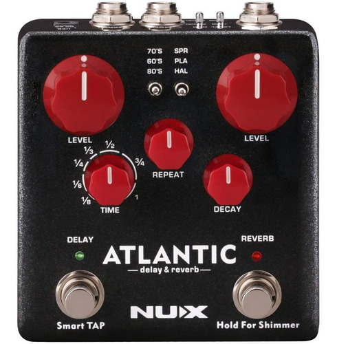 Nux - Pedal De Retardo Atlántico Y Reversible