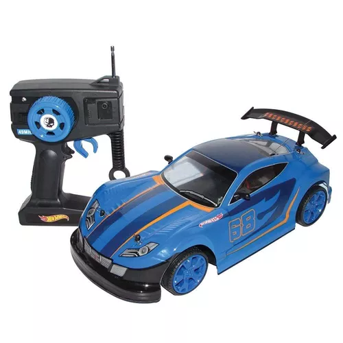 Carrinho de Controle Remoto - Hot Wheels - Capota Azul - Candide