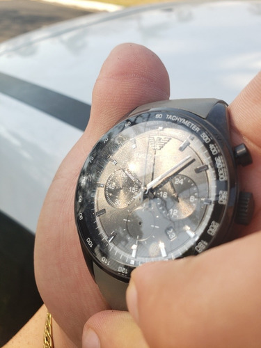 Relógio Emporio Armany Orologi Original Com Caixa E Manual.