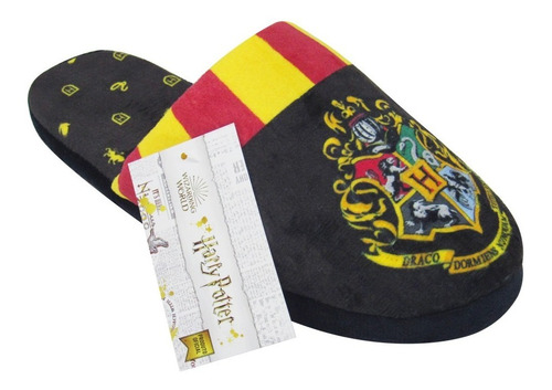 Imagem 3 de 6 de Pantufa Chinelo Brasão Hogwarts - Harry Potter Original