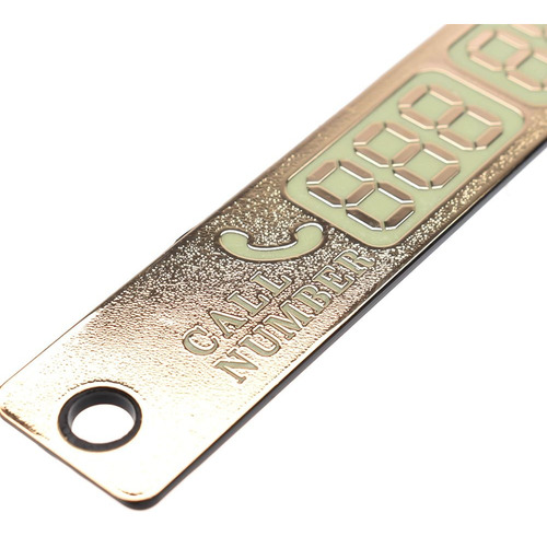 Placa Para Numero Telefonico Con Ventosa Para Vidrio