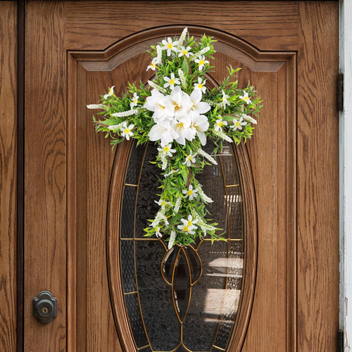 Corona De Cruz Liliácea De Pascua, Guirnalda, Adorno De
