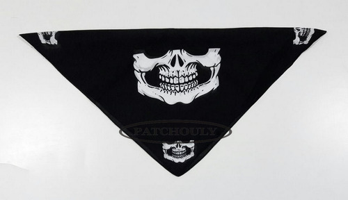 Imagen 5 de 8 de Bandana Pañuelo Skull Calavera 100%algodón Unisex Original