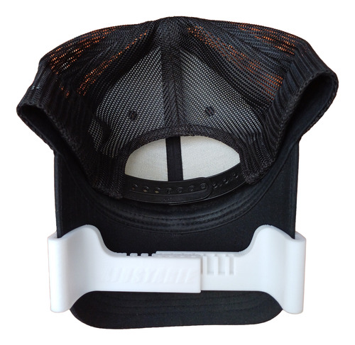 3pzas Curveador Universal Ajustable De Gorra Plana A Curva Blanco Único