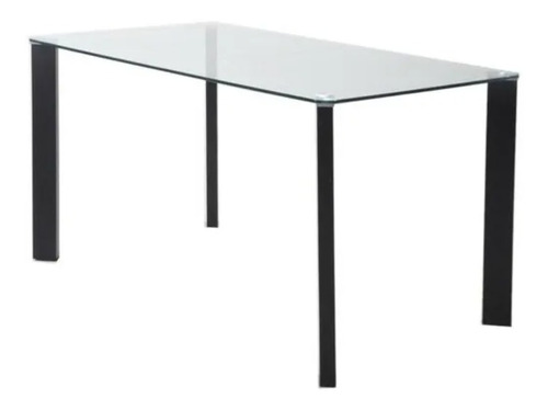 Mesa De Comedor Indra Vidrio Templado 140cm Importada 