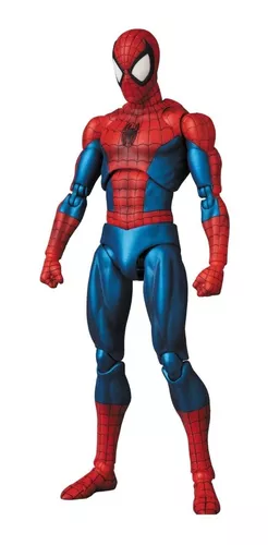 Homem Aranha Classico 15 Cm Mafex 075 The Amazing Spider-man