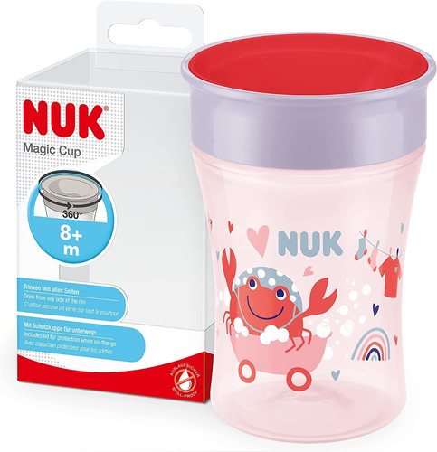  Vaso Magic Cup Nuk Antiderrame +8m 360 Bemar Babys New!