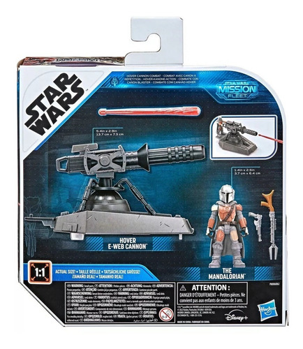 Star Wars Mission Fleet Mandalorian Con Blaster Pesado E Web