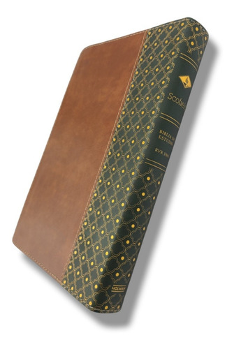 Imagen 9 de 10 de Biblia De Estudio Scofield 1960 Imit Piel Verde Con Cafe