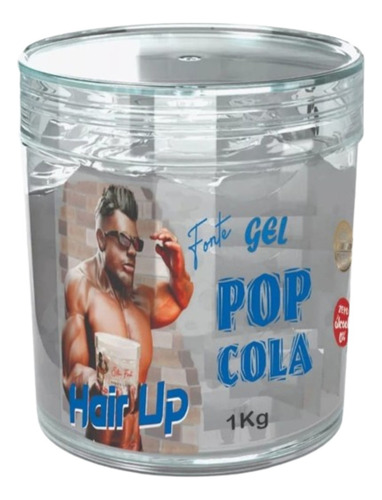 Gel Pop Cola Hair Up Fixação Forte 1 Kg