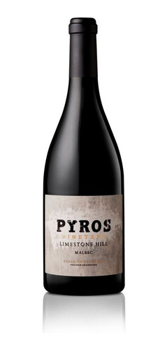 Vino Pyros Vineyard Limestone Hill Malbec 750ml. 