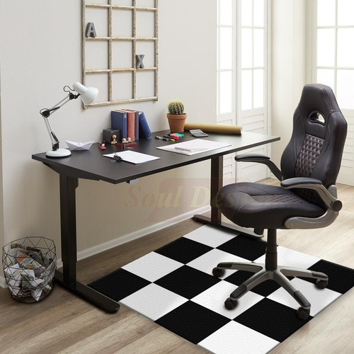 Imagen 3 de 10 de Carpeta Vinilica Piso Pvc Damero 150 X 200 Cm Soul