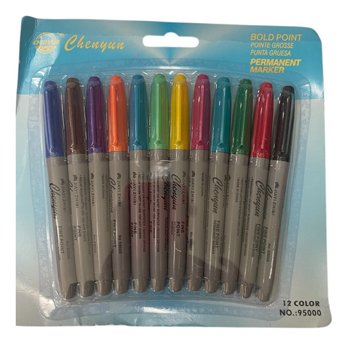 36 Marcadores De Colores Mayoreo (12pzs Por Paquete)