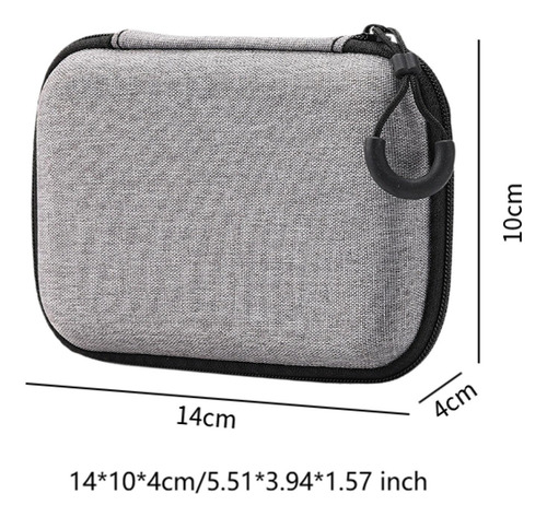 Estuche De Transporte Duro De Eva, Estuche Para 14x10x4cm