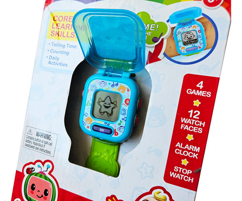 Reloj Cocomelon Learning Watch Aprendizaje Detalle Caja