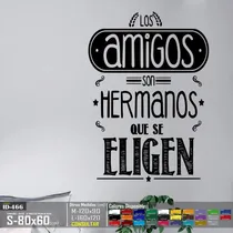 Comprar Vinilos Decorativos Frase Los Amigos Para Sala