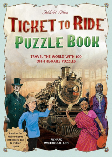 Livro - Ticket To Ride Puzzle Book: Travel The World With 100 Off-the-rails Puzzles - Importado - Ingles