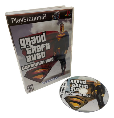 Gta Superman Mod Play 2 Com Capa E Pôster Ps2