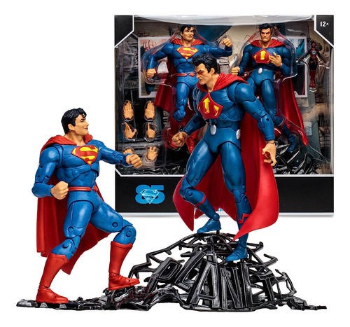 Dc Superman Vs. Superman Of Earth-3 Con Figura De Acción 2 