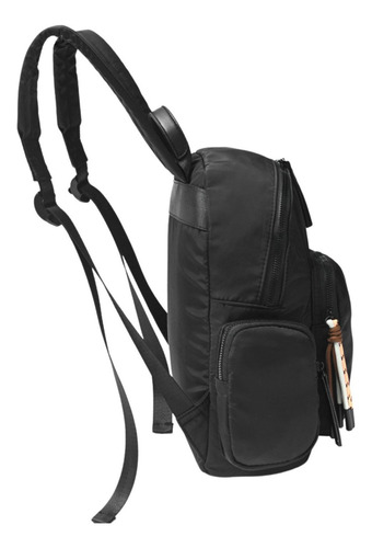 Mochila Mila Skora Color Negro Diseño De La Tela Liso