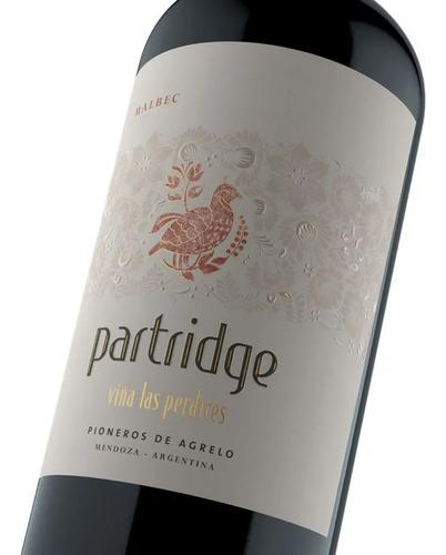 Vino tinto Partridge Malbec 6 x 750ml de Viña Las Perdices