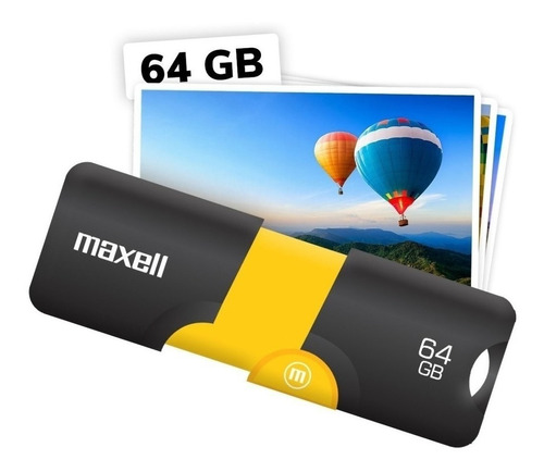 Pendrive Flix Usb3.0 64gb Retr. S/tapa 5gbps Maxell Cuota