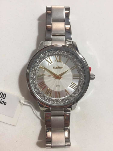 Relógio Feminino Prateado Analogico Condor Co2036kvg/3k Nf