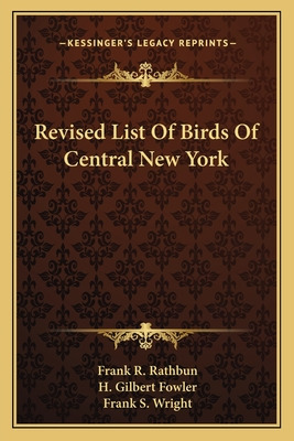 Libro Revised List Of Birds Of Central New York - Rathbun...