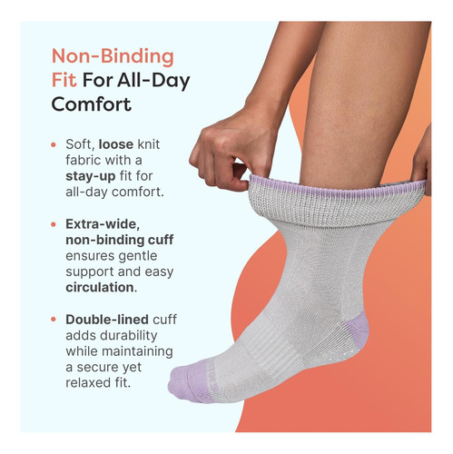 Zentoes Calcetines Diabéticos Para Mujeres Y Hombres | 2 Con