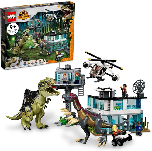 Lego Jurassic World Giganotosaurus & Therizinosaurus Attack 