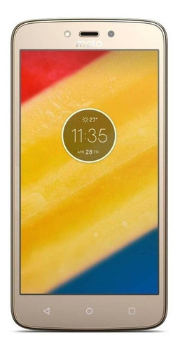 Moto C Plus Dual SIM 8 GB Ouro-fino 1 GB RAM