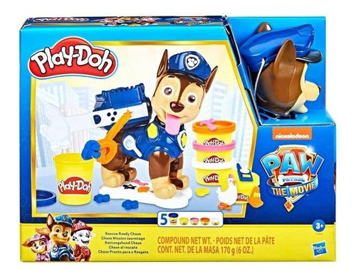 Play Doh Set De Paw Patrol Chase Al Rescate Original Hasbro