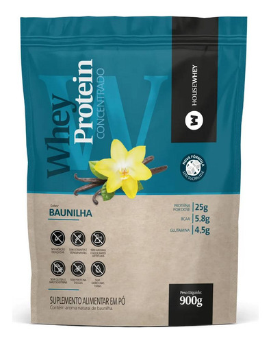 Whey Protein Concentrado Housewhey Sabor Baunilha 900g