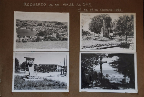 Album Fotos Villarrica Pucon Valdivia Osorno Calbuco 1962