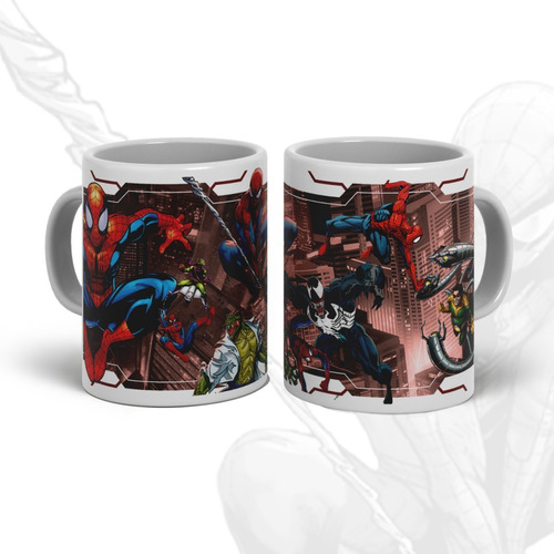 Taza Mug 11 Oz Comic Marvel Spiderman Hombre Araña