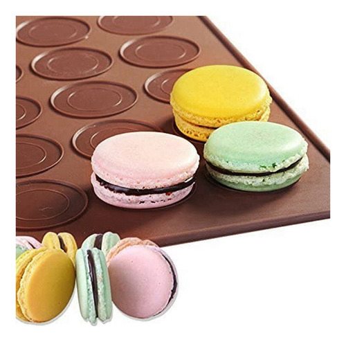 29*26 Silicona For Hornear Pequeño Molde Macaron 30agujeros