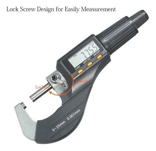 Digital Micrometer 0-25mm Electronique Digital Exterior