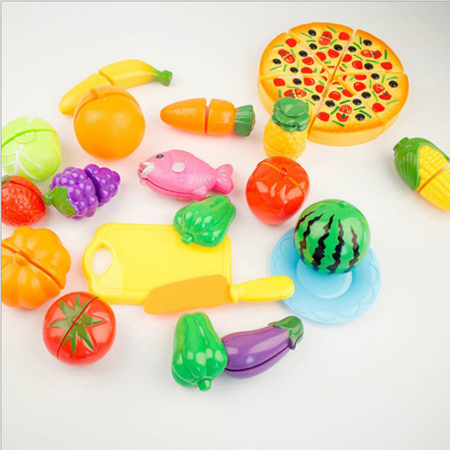 Juego De 24 Juguetes Para Cortar Alimentos, Frutas, Verduras