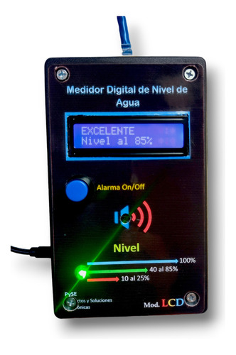 Indicador Medidor De Nivel De Agua Automático Pantalla Lcd