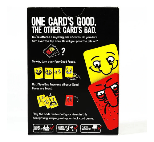 Juego De Viaje Good Face Bad Face Para Fiesta En Familia