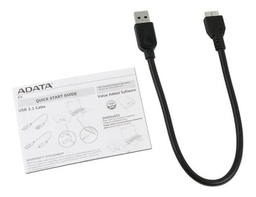 Disco Duro Portátil Adata Hv620s De 4 Tb Usb 3.0 Color Negro