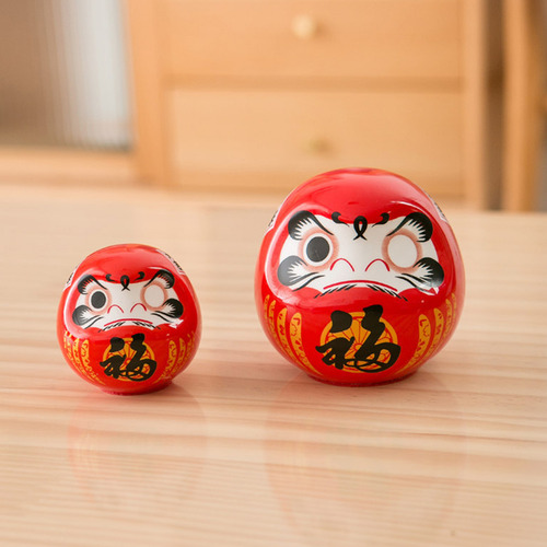 Estatua De Cerámica Daruma Estatua De Cerámica Daruma Estatu
